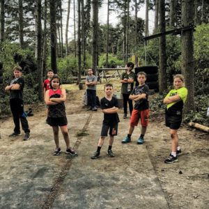 generation athletic kids training in der natur